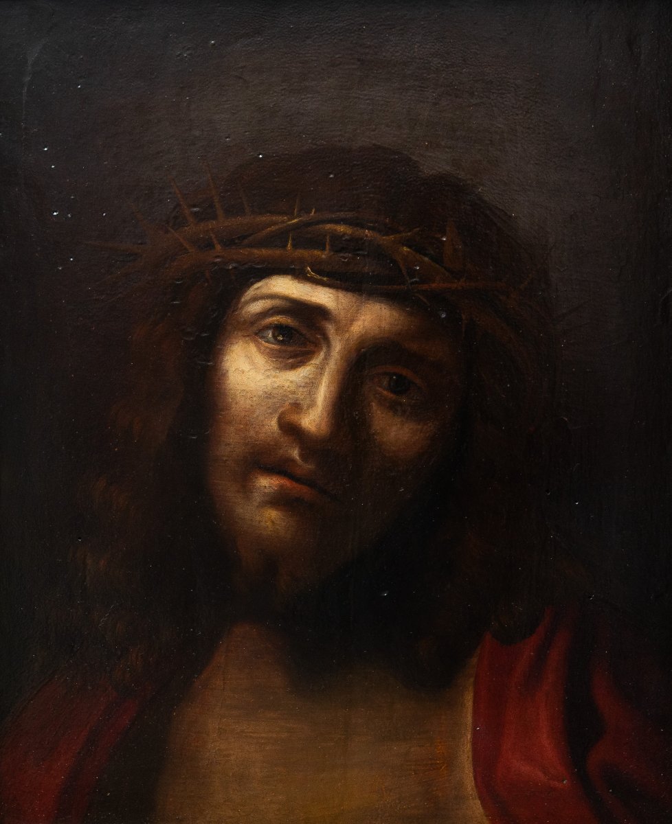 Ecce Homo, olio su tavola, Epoca XVII Secolo
