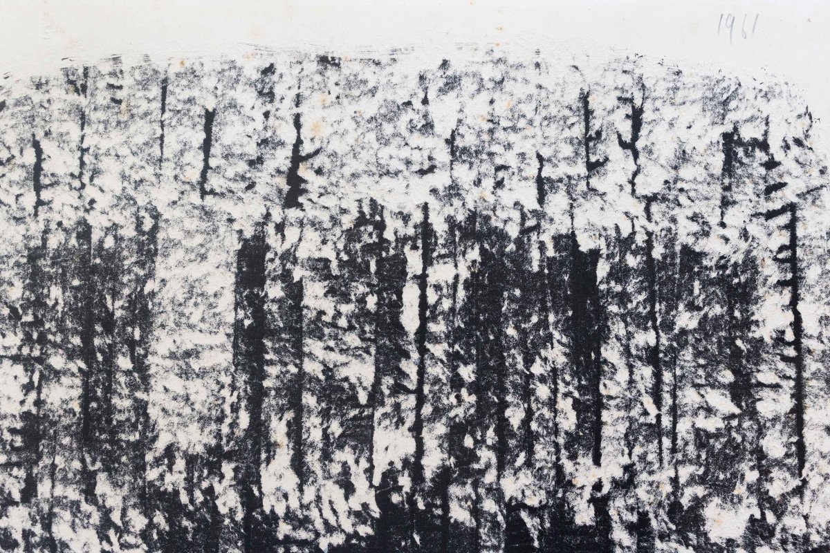 César Baldaccini, Arrachage, firmato e datato, 1961-photo-3