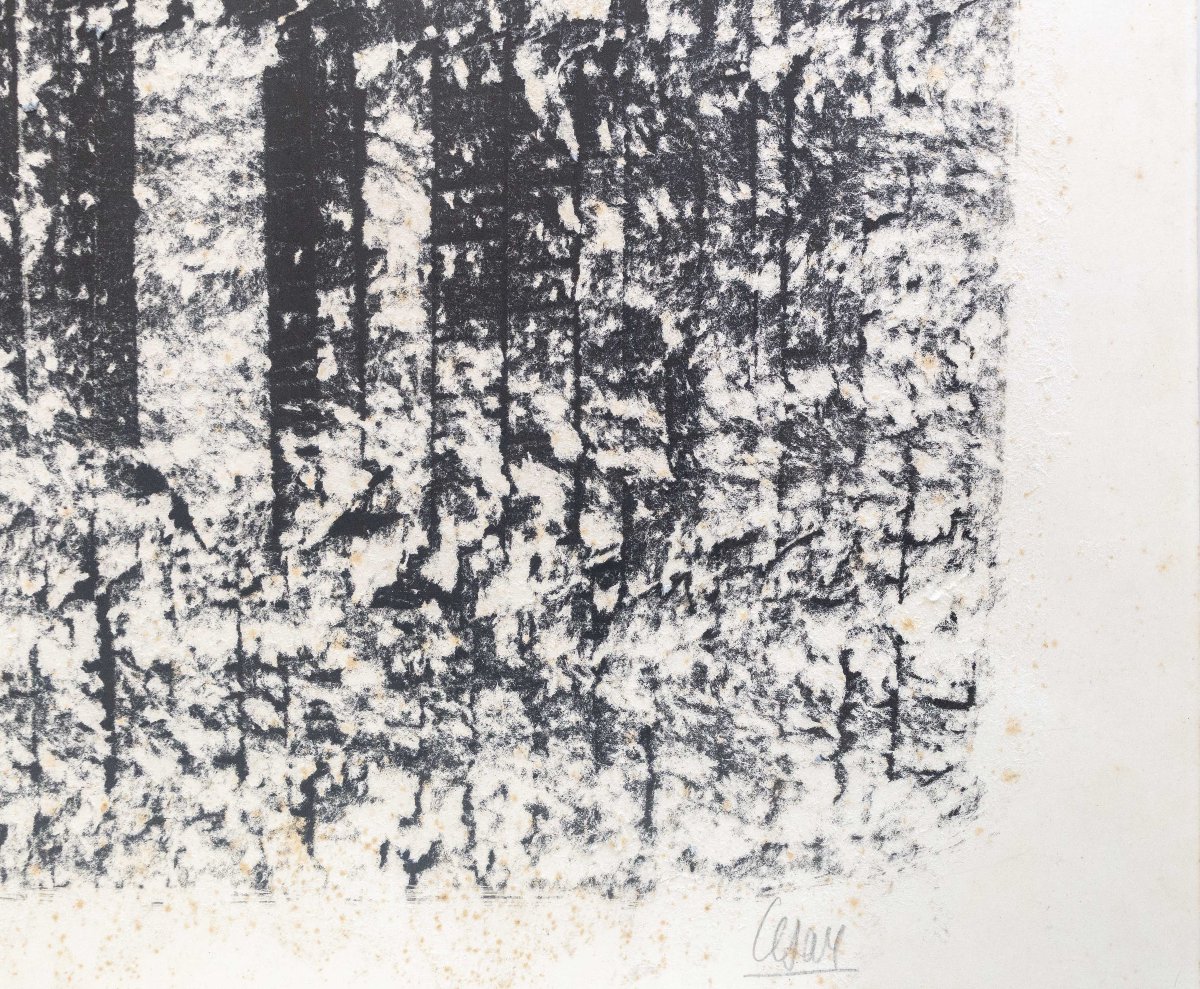César Baldaccini, Arrachage, firmato e datato, 1961-photo-4