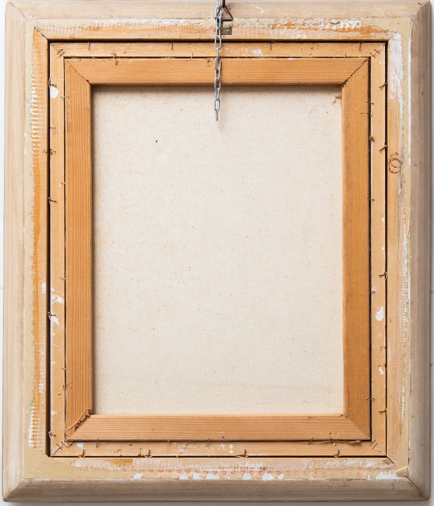 Franz Borghese, "Figure", olio su tela, firmato, Anni '70-photo-3