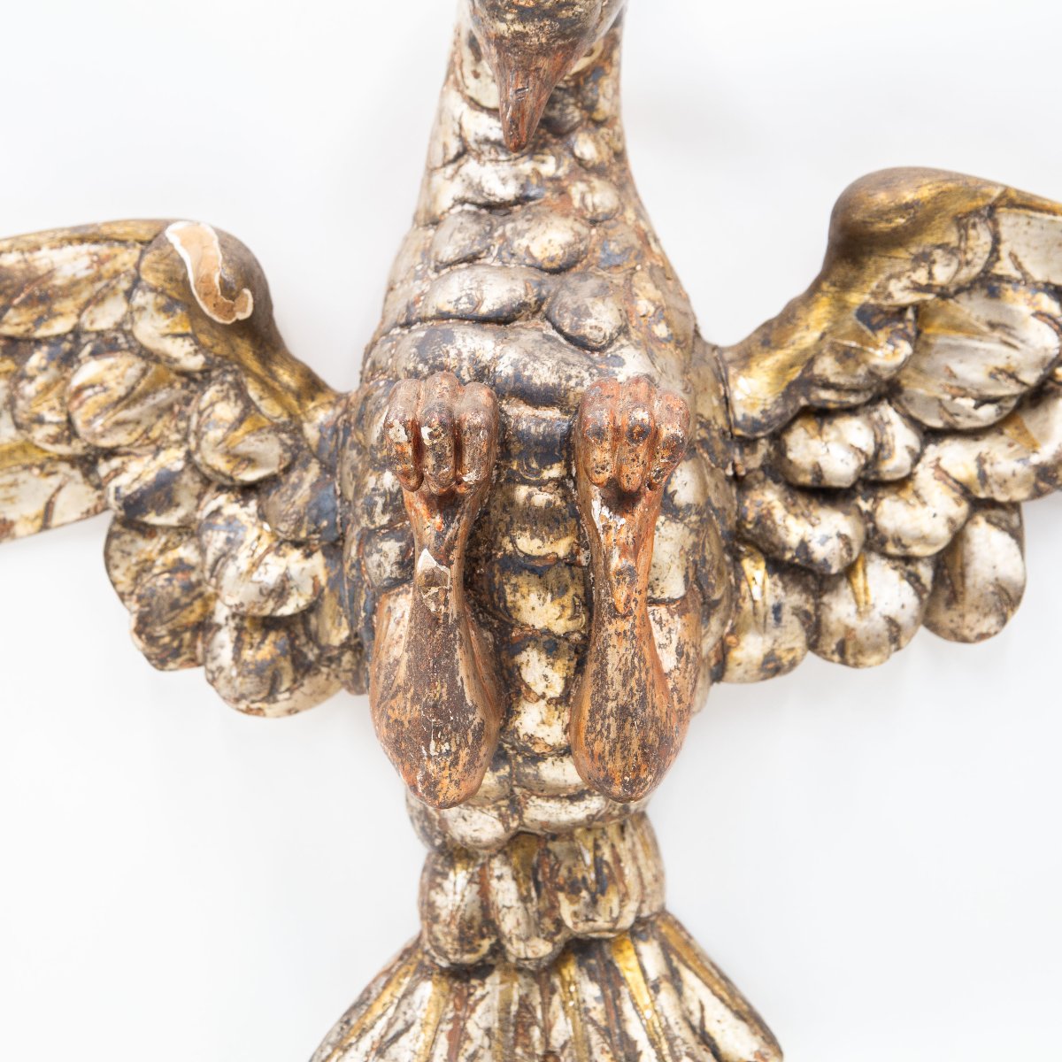 Aquila, scultura lignea laccata, Epoca '600-photo-3