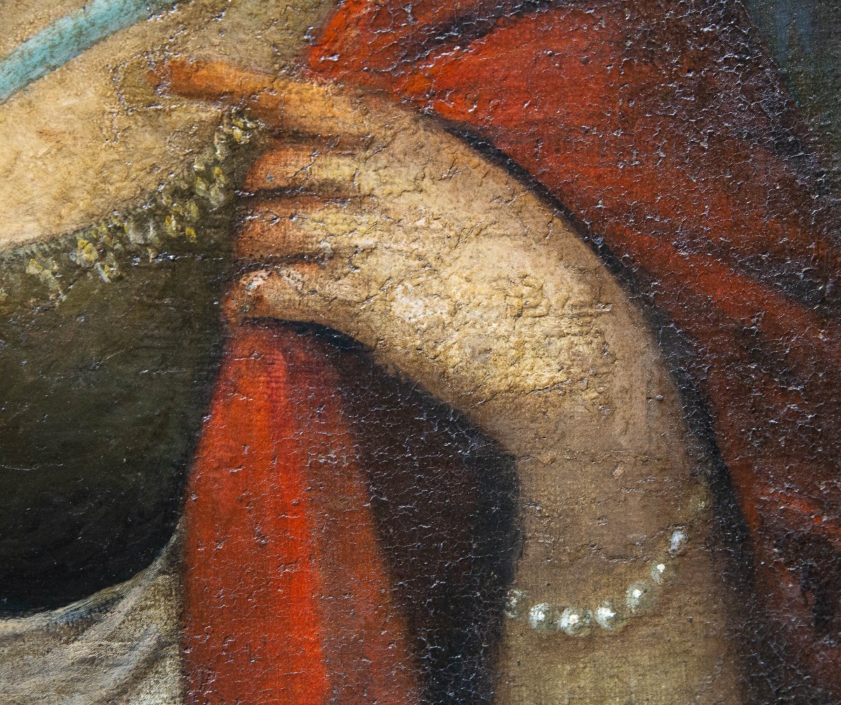 "Allegoria della prudenza", olio su tela, Epoca '600-photo-7