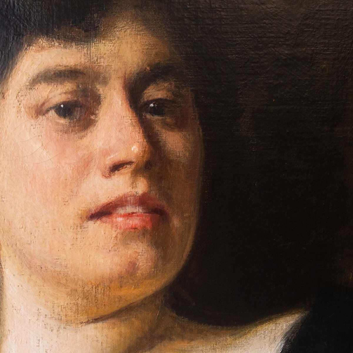 Giacomo Grosso, "Nobildonna", olio su tela, 19(04), firmato e datato-photo-2