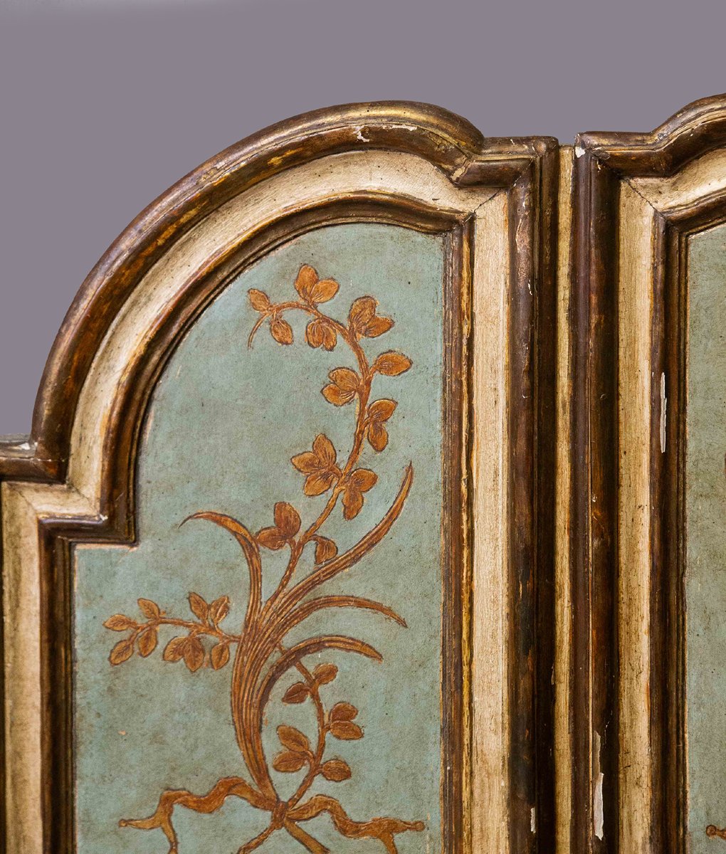 Coppia di ante del '700, in legno laccato-photo-3