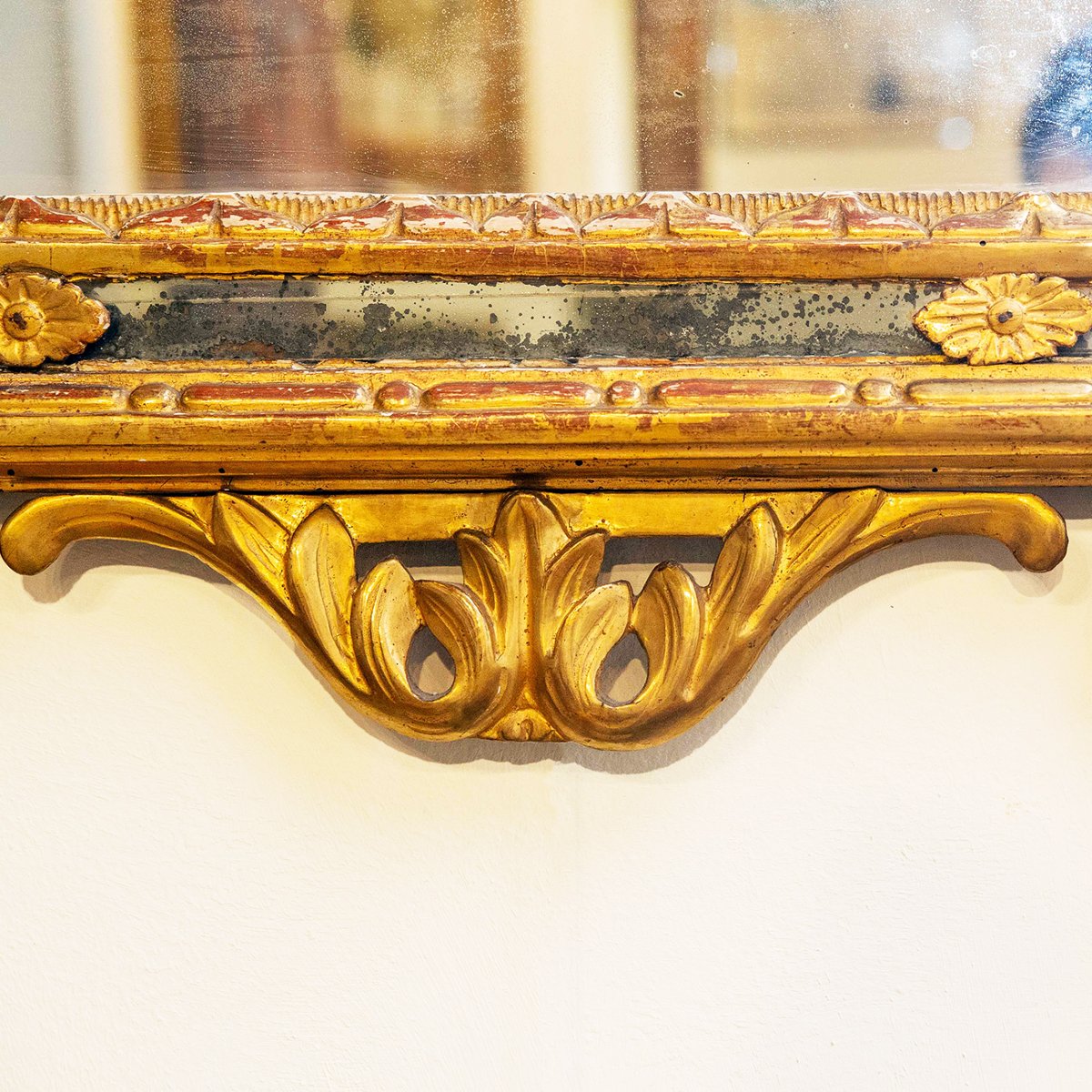 Specchiera, in legno dorato, Piemonte, Epoca Primi '800-photo-4
