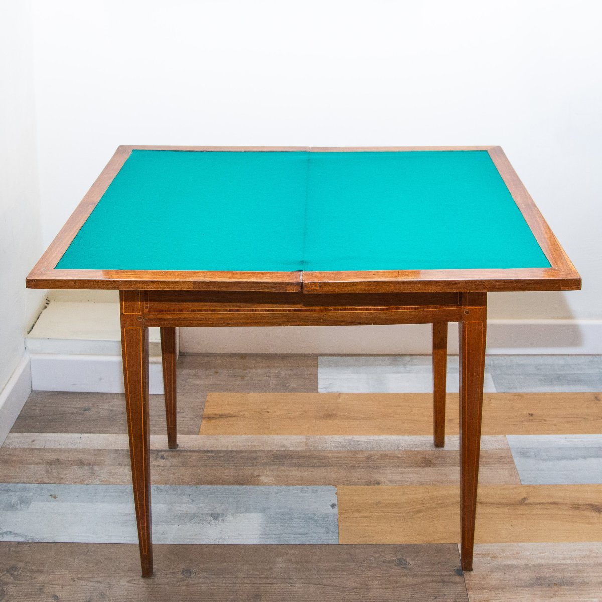 Tavolino da gioco in noce, Stile Direttorio, Epoca '800-photo-7