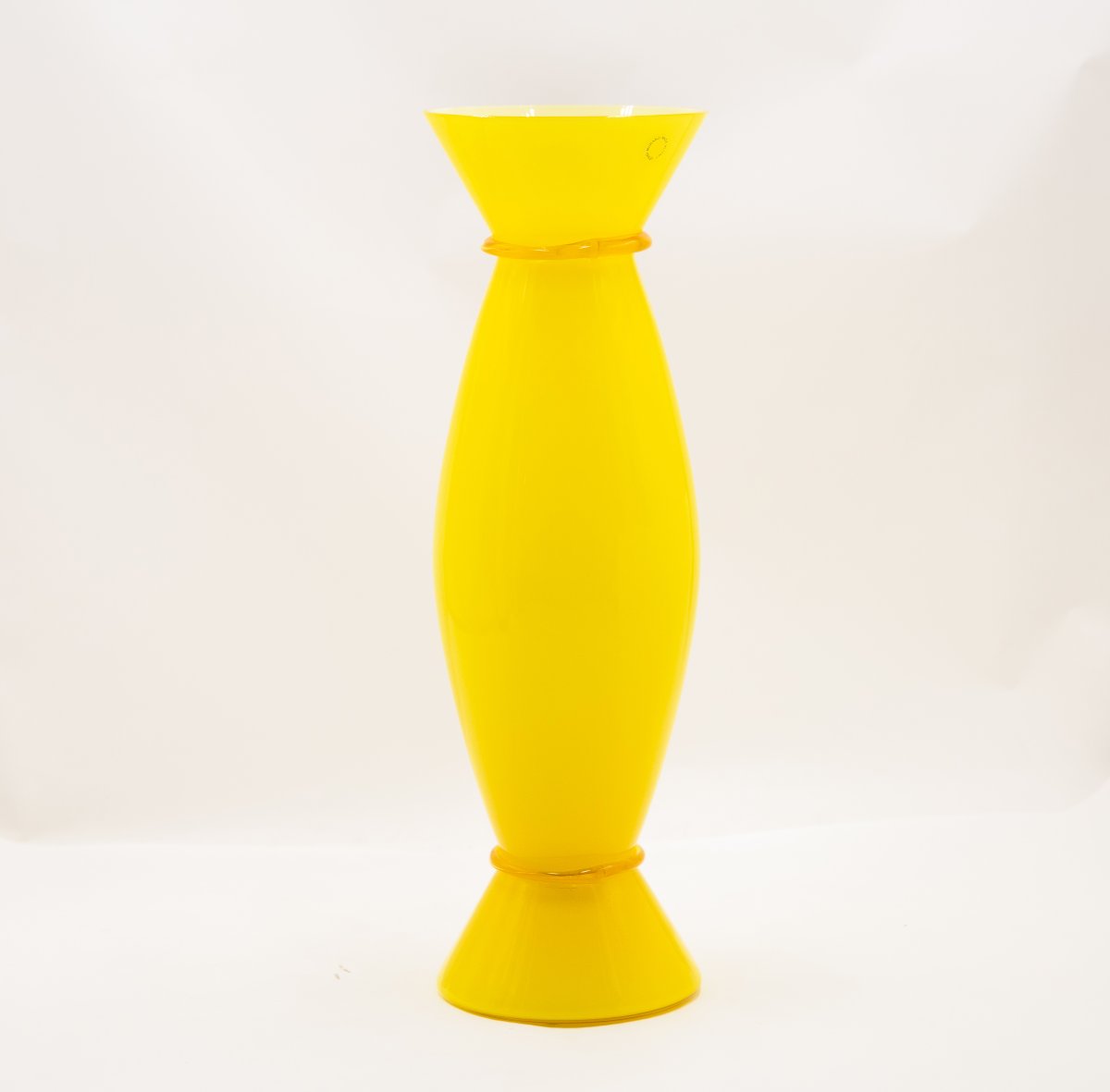 Vaso in vetro Murano, Mendini per Venini, Epoca '900-photo-2