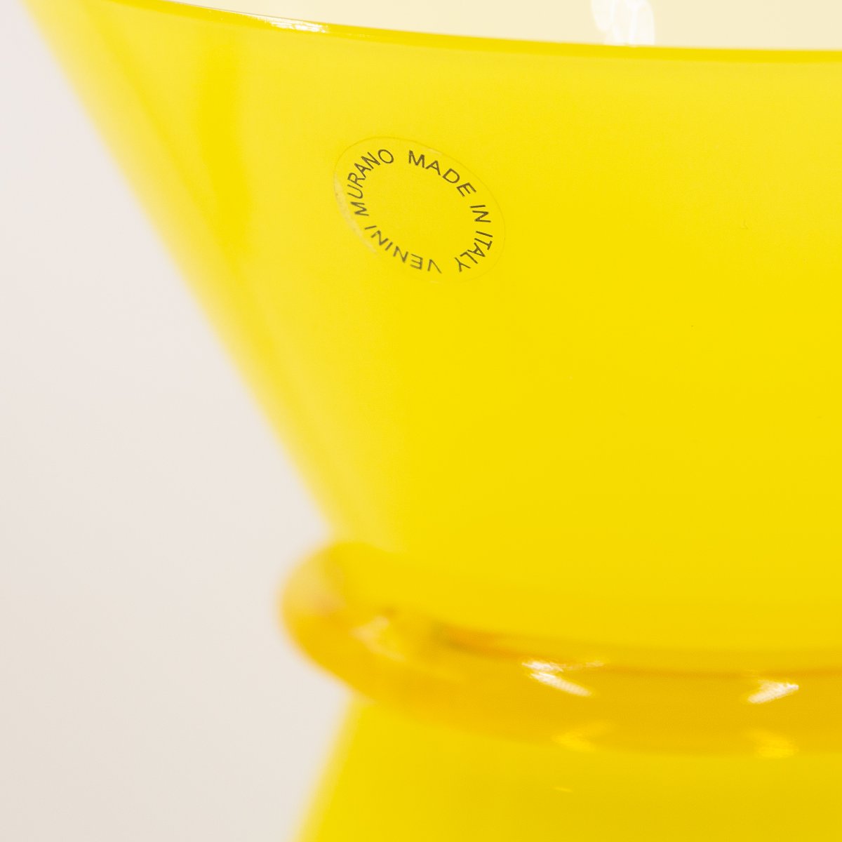 Vaso in vetro Murano, Mendini per Venini, Epoca '900-photo-3