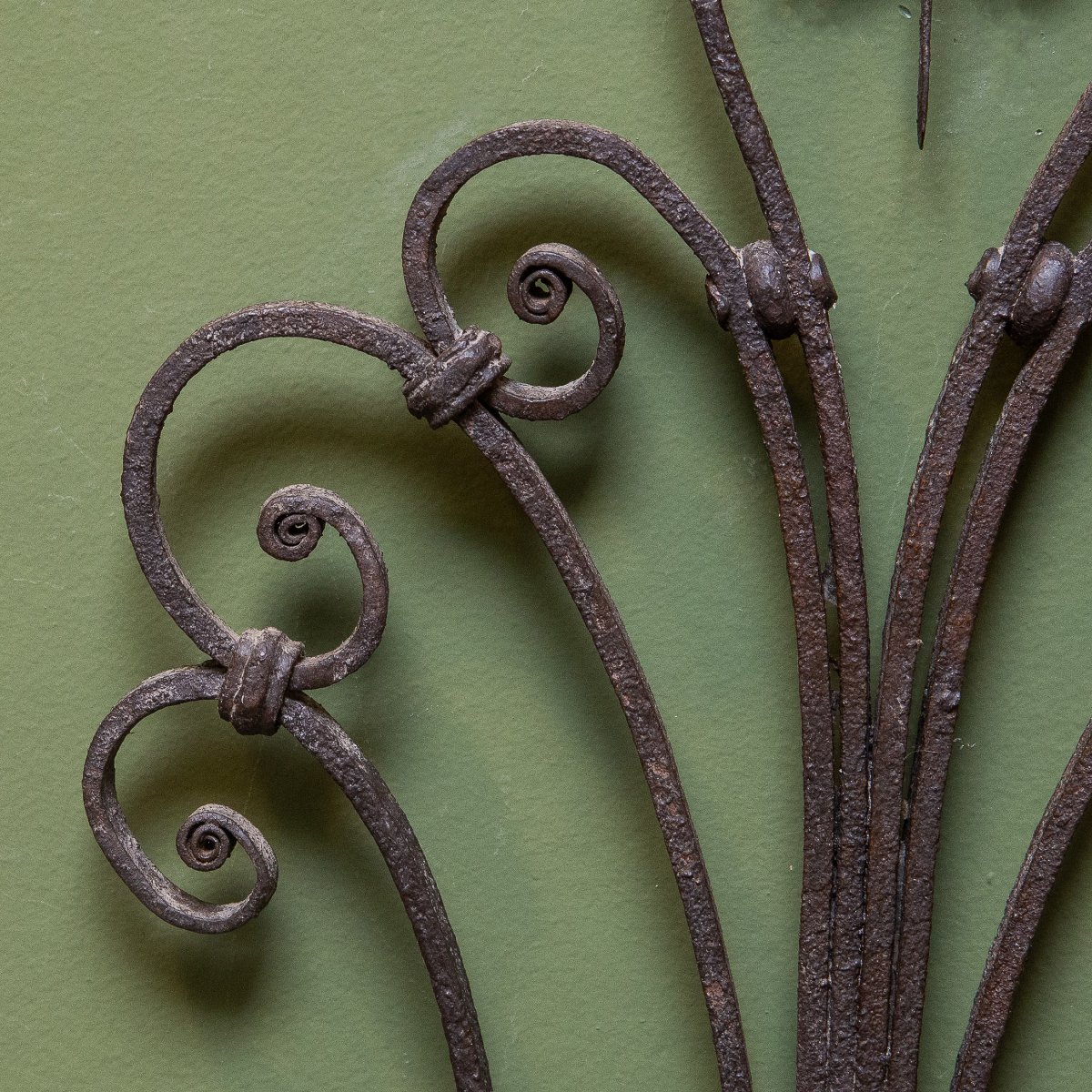 Coppia Appliques in ferro, Fine '800-photo-4