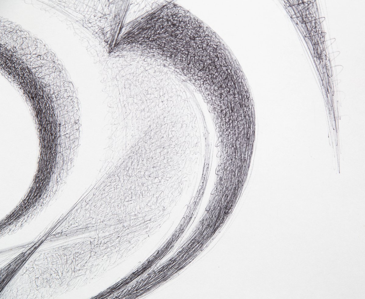 Carmelo Cappello,"opera unica", biro su carta,  firmato, 1971-photo-4