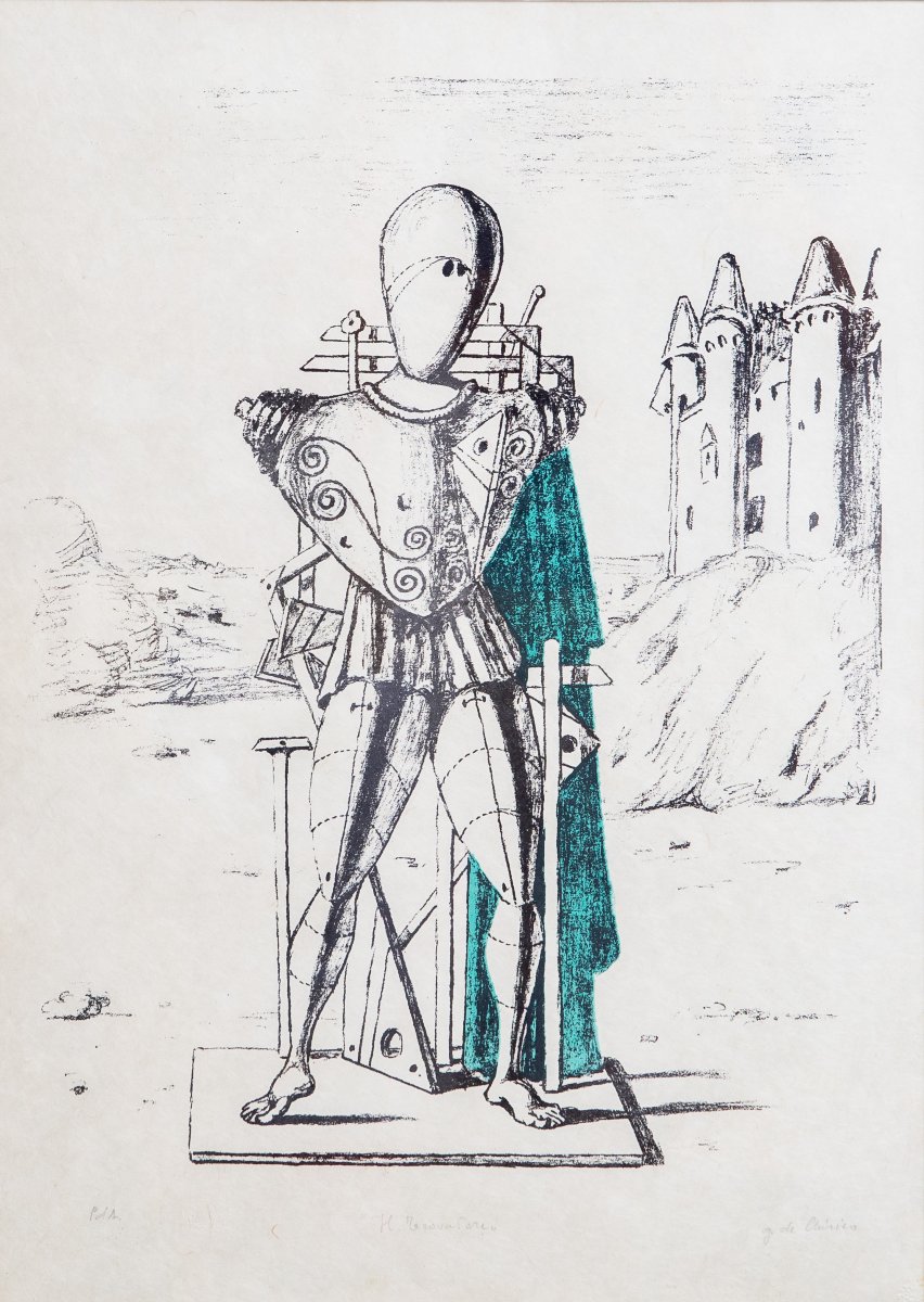 Giorgio De Chirico, "Il trovatore", 1969