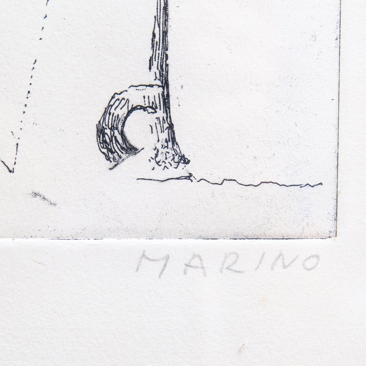 Marino Marini "Trio felice" acquaforte, 1972-photo-3