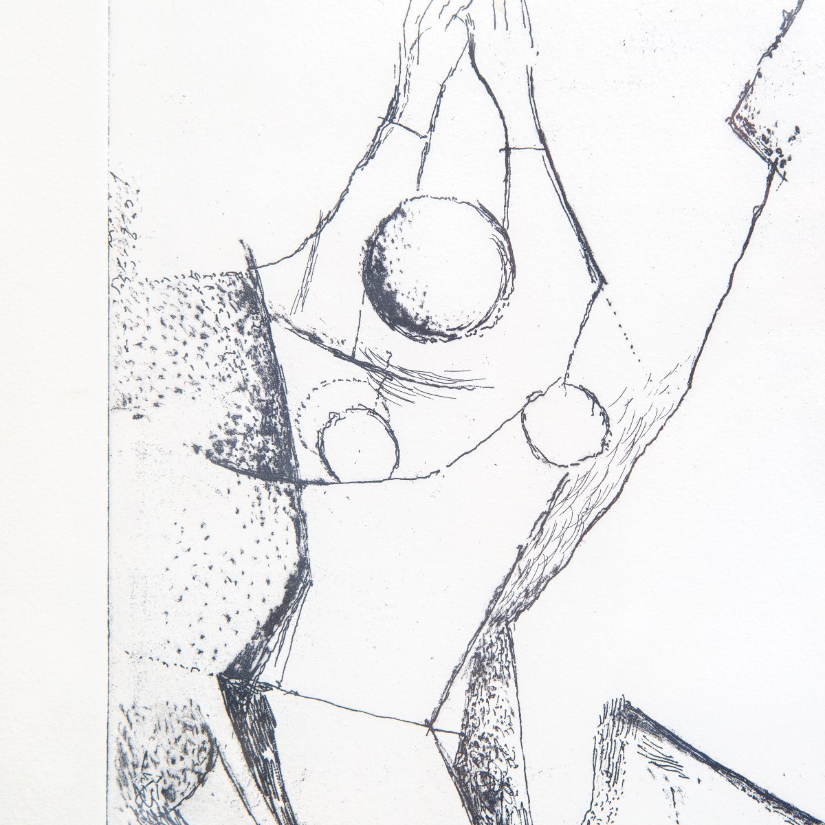 Marino Marini "Trio felice" acquaforte, 1972-photo-4