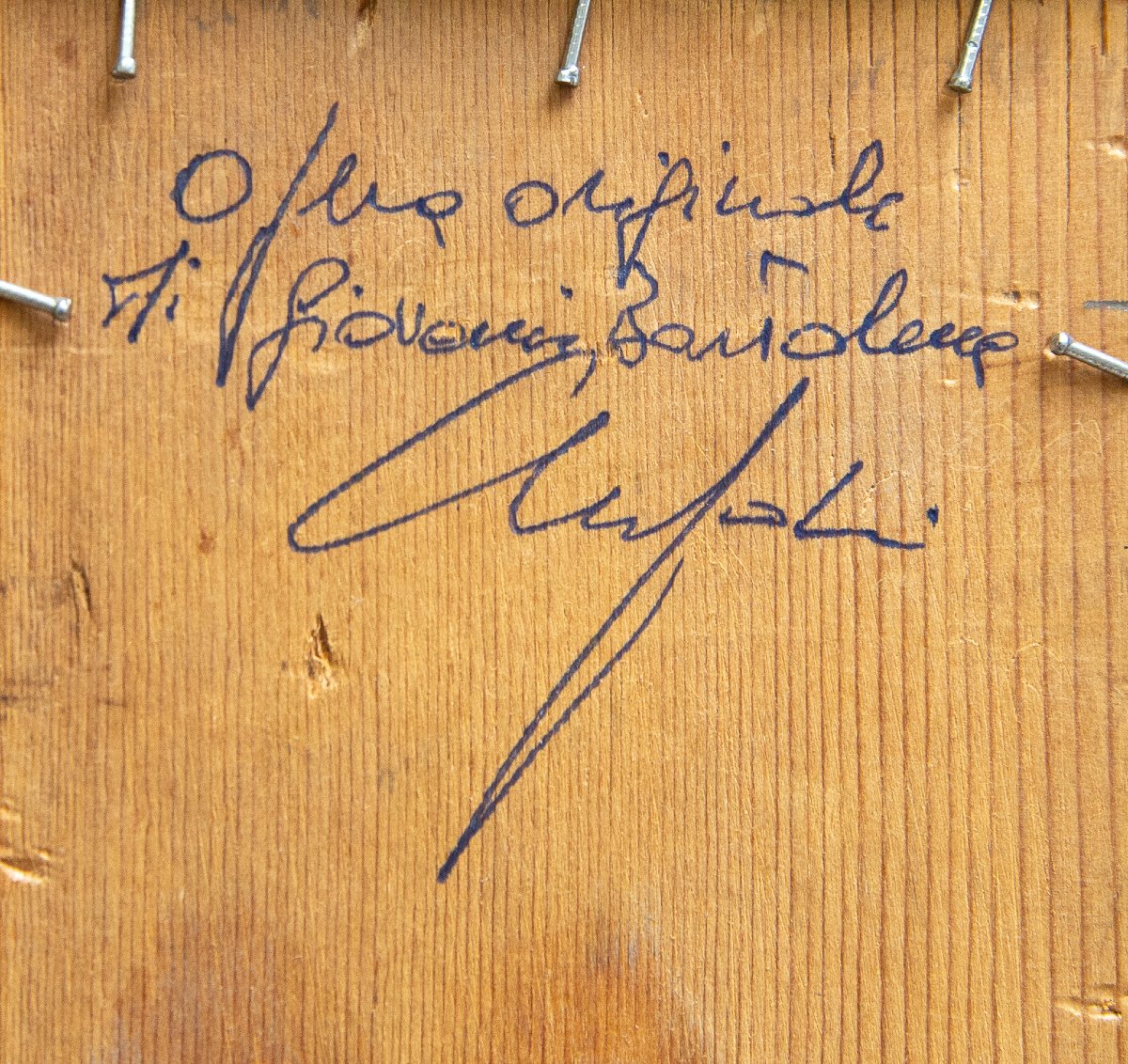 Giovanni Bartolena "Soldato", olio su tavola, Anni '20/'30-photo-4