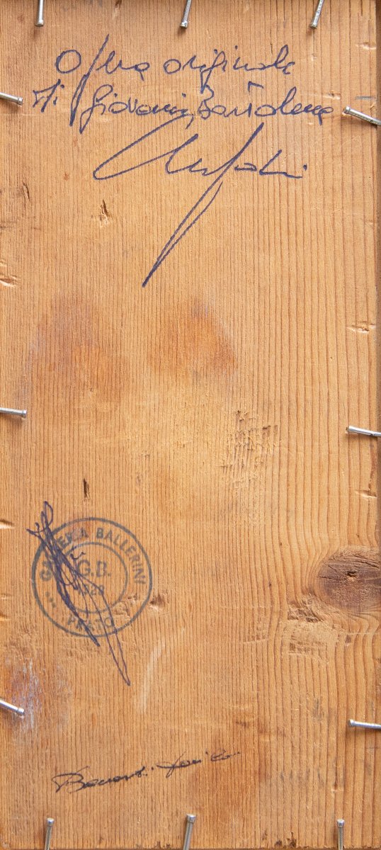 Giovanni Bartolena "Soldato", olio su tavola, Anni '20/'30-photo-6