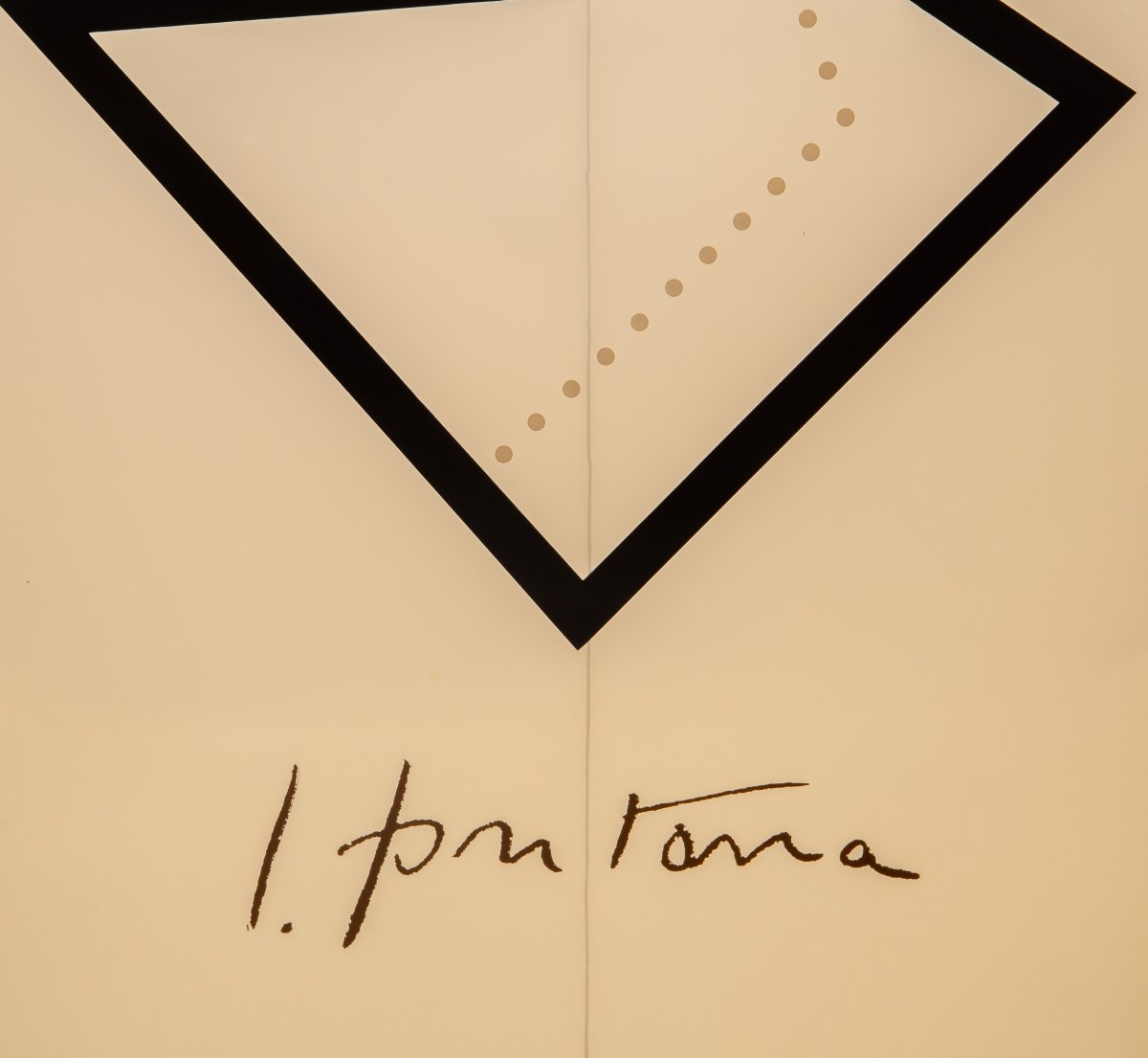 Lucio Fontana, Manifesto Galleria Il Quadro Biella, 1982-photo-4