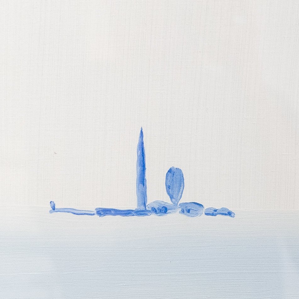 Virgilio Guidi, "Venezia", olio su tela, Epoca '900-photo-3