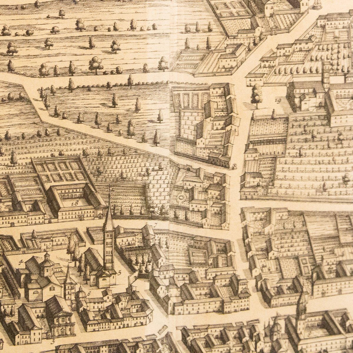 Veduta della città di Biella, "Bugella civitas (Biella)"edizione del 1725-photo-3