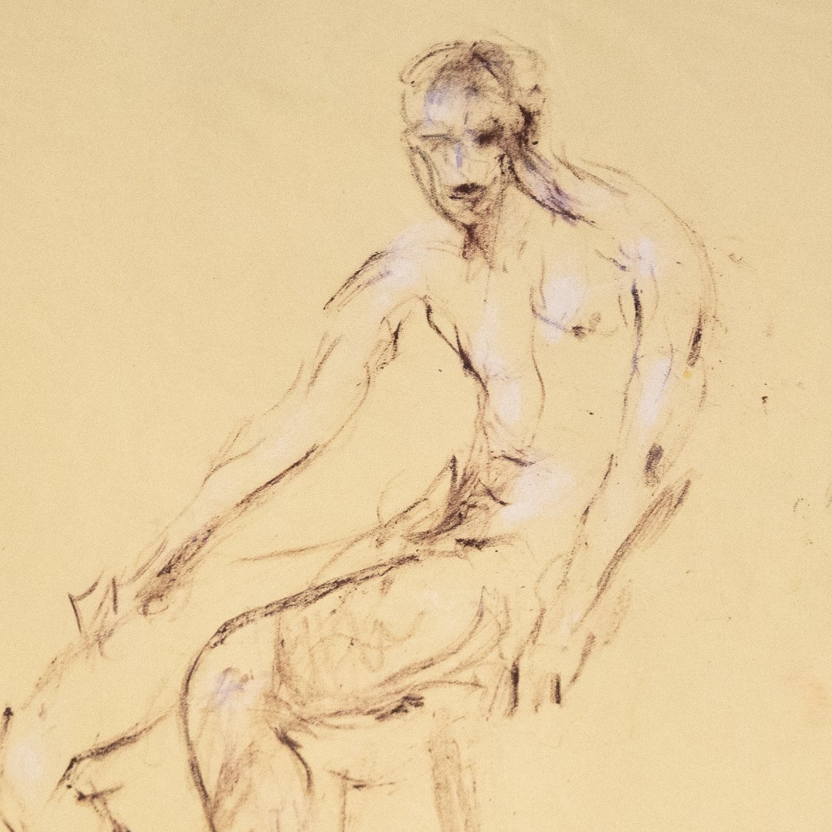 Filippo De Pisis, "Nudo Seduto, Lucien",1930-photo-2