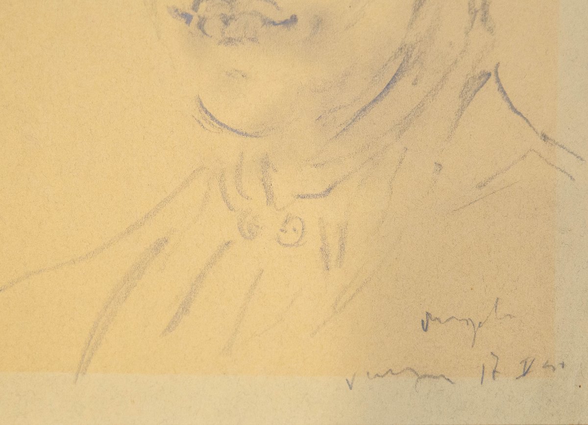Filippo De Pisis, "Ritratto di giovane, Angelo",1941-photo-1