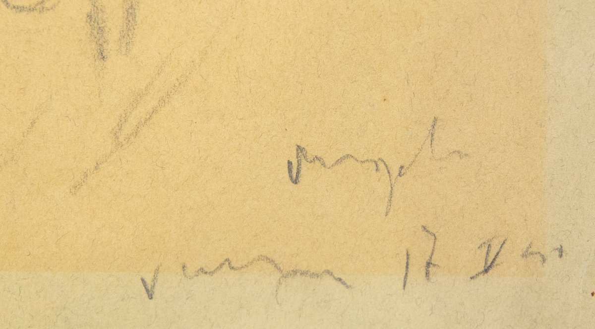 Filippo De Pisis, "Ritratto di giovane, Angelo",1941-photo-2