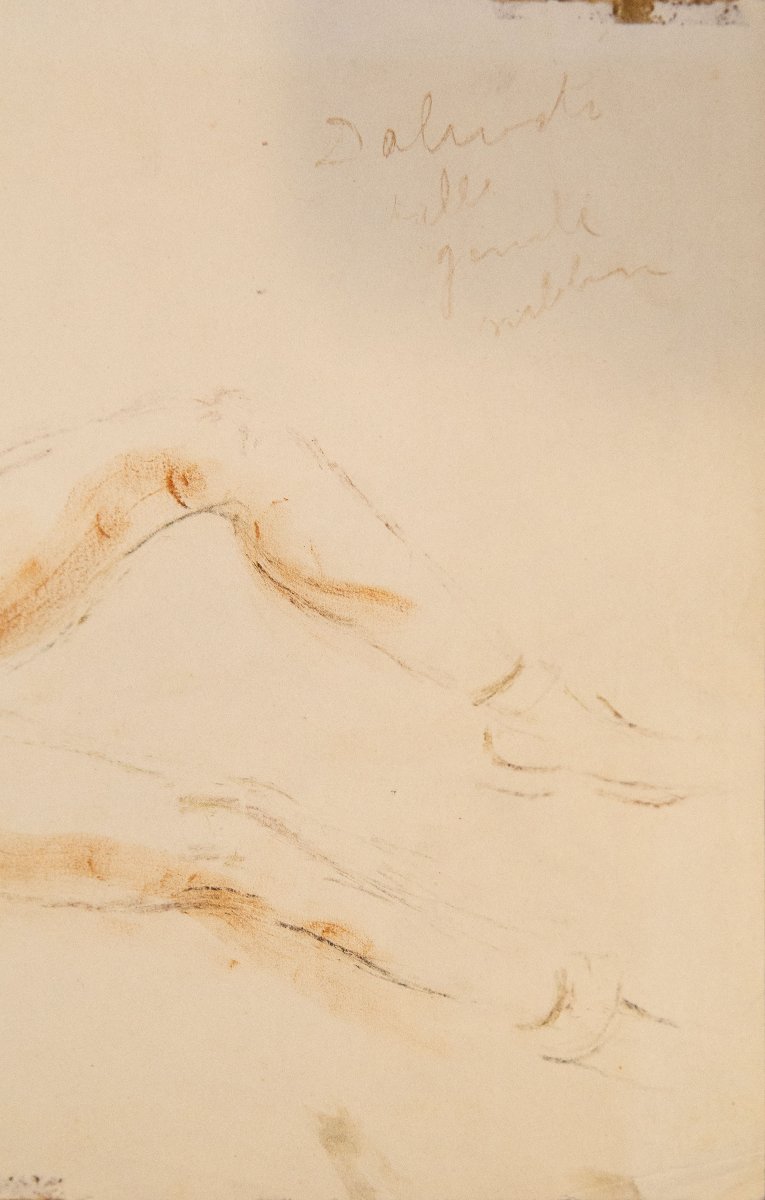 Filippo De Pisis, "Nudo Sdraiato",1932 circa-photo-3