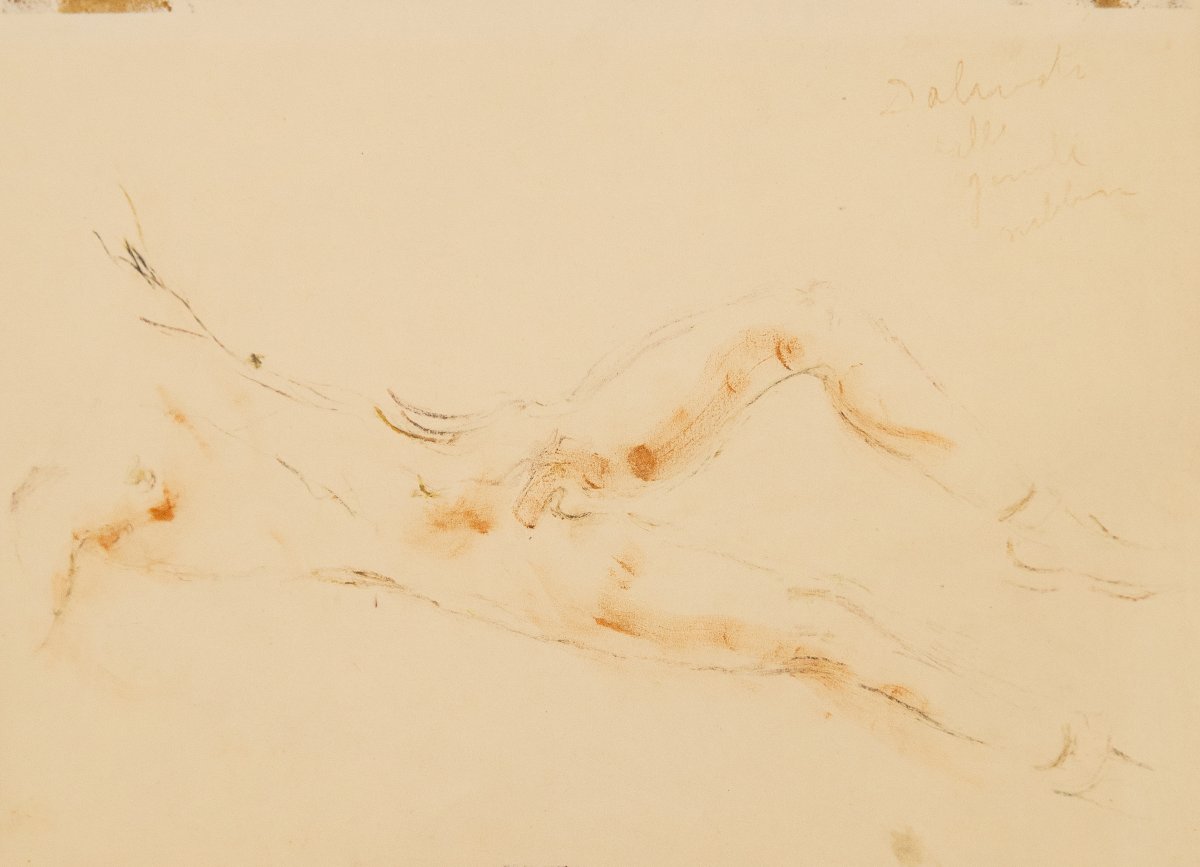 Filippo De Pisis, "Nudo Sdraiato",1932 circa