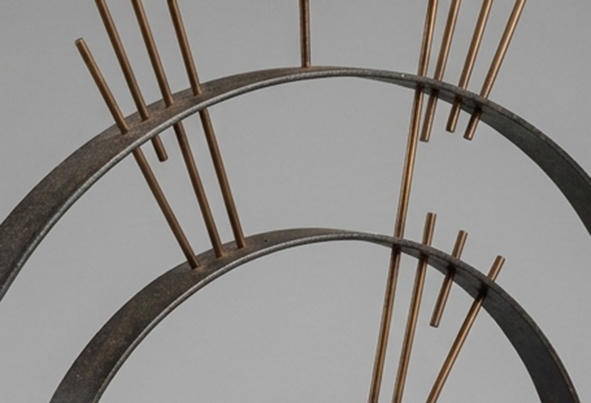 Scultura circolare da parete in ferro, Anni '70-photo-2