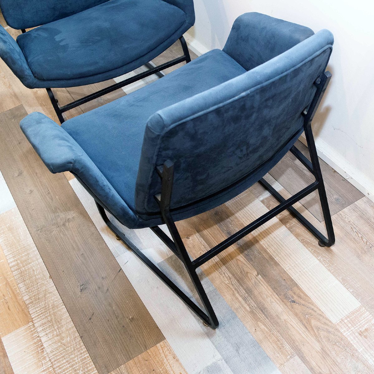 Coppia di poltrone Double Shell di Illum Wikkelsoe per Arflex, anni '50-photo-6