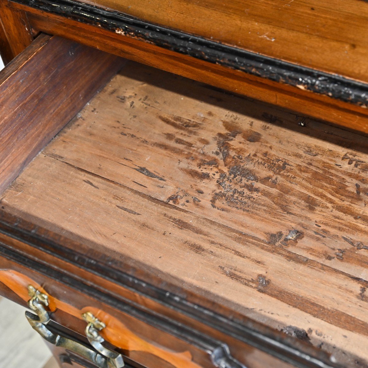 Commode En Bois De Noyer Piémontais 600 -photo-6