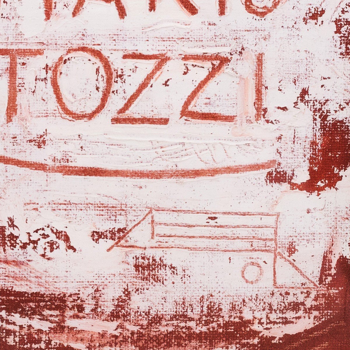 "La signature", par Mario Tozzi, huile sur toile, -photo-1