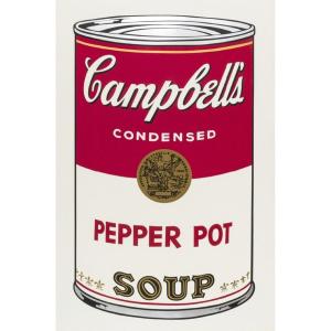 Andy Warhol, Campbell’s Soup I, 1968, firmata a mano e numerata