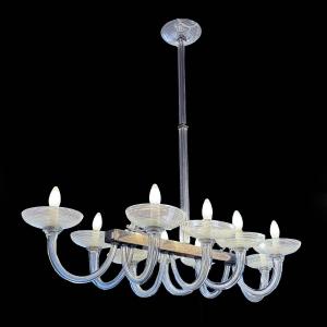 Lampadario Venini, vetro Murano, Anni '50