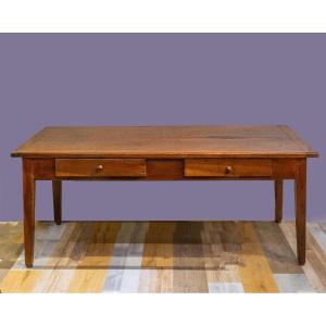 Tavolo scrivania in noce, Stile Neoclassico, Epoca Fine '700