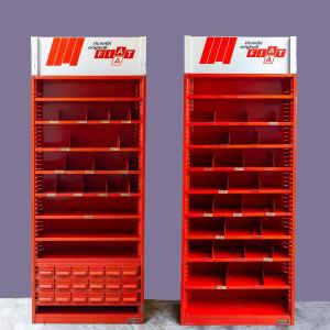 Coppia di Scaffali da Officina – FIAT Ricambi Originali (anni ’80-’90)