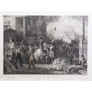 Couché Jacques, "Guardia Nazionale alla Barriera di Clichy"  1814