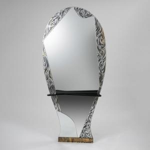 Cristal Art, Grande Specchiera con mensola