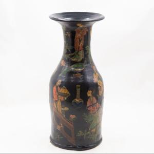Vaso in terracotta con Papier Mache, Epoca '800