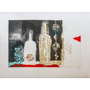 Antoni Clavé, "Composizione Astratta", Epoca '900