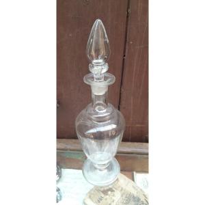 Blown Glass Liqueur Carafe, 18th Century