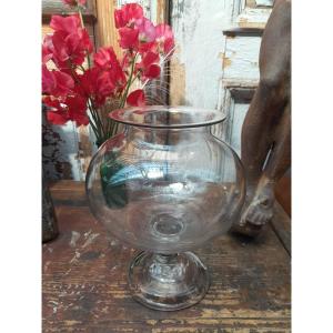 Leech Jar, 19th Century, Blown Glass