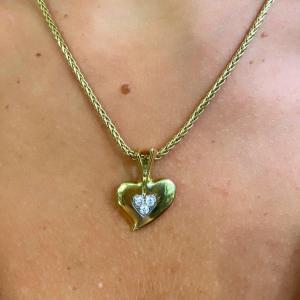 Gold And Diamond Pendant