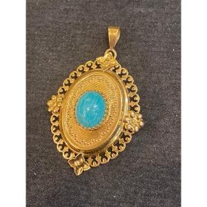Pendentif Turquoise 