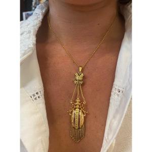 Pompom Niii Enamel Pendant