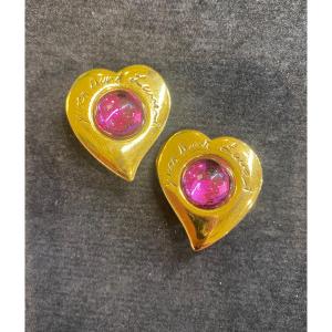 A Pair Of Yves Saint Laurent Clip-on Earrings
