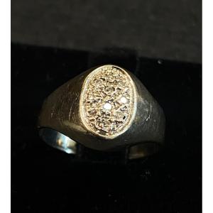 Diamond Pavement Bangle Ring