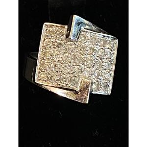 Pave Diamond Ring