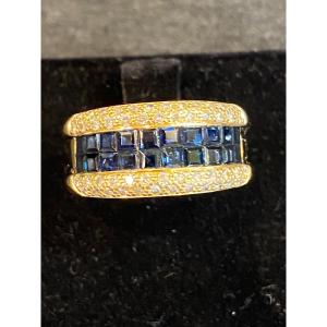 Calibrated Sapphire Band Ring