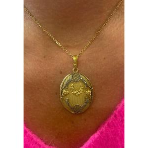Cassolette Photo Holder Pendant 