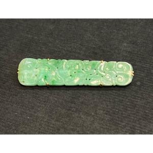 Jade Brooch 